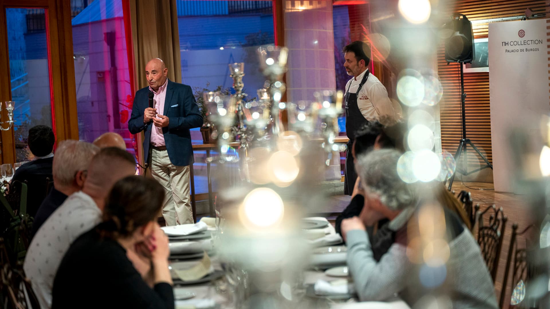 Cena en el NH Colection degustación Vinos Carmelo Rodero
