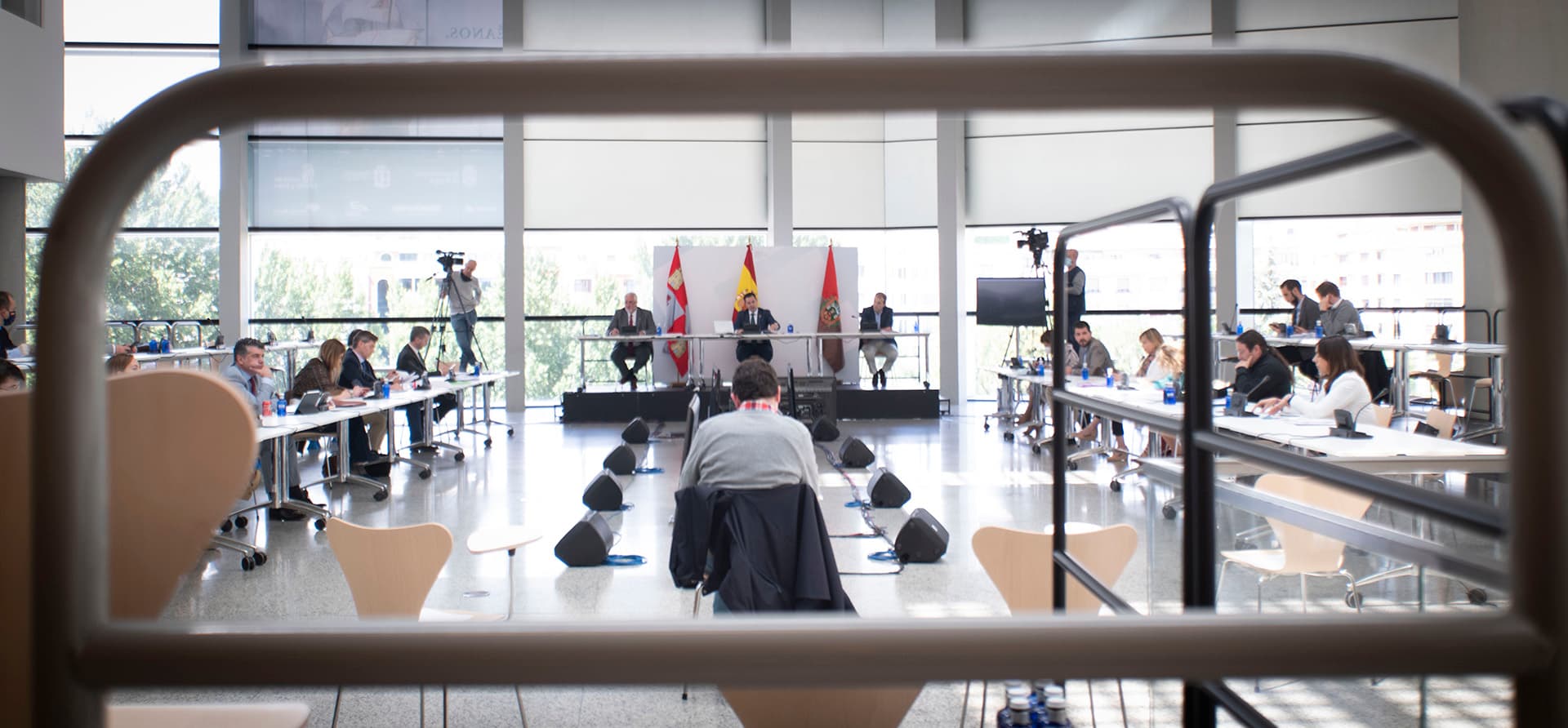 Pleno extraordinario del Ayuntamiento de Burgos en Fórum Evolución
